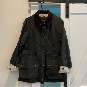 Barbour Women’s Monteviot Wax Jacket - Green Size US10 - Great condition